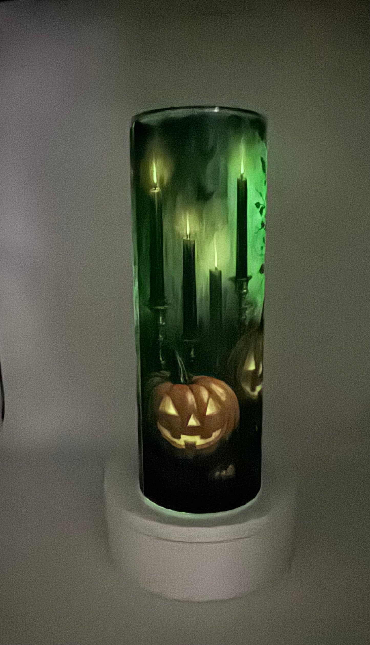 Glow in the Dark Rose & Crow Tumbler