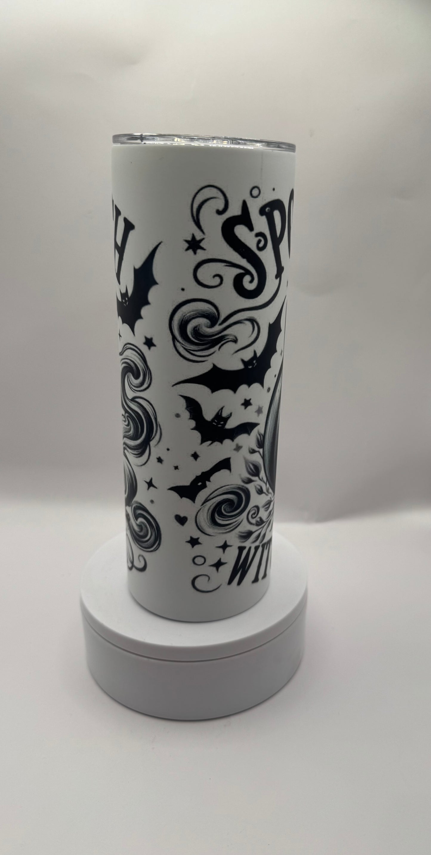 Glow in the Dark Spooky Witch Tumbler