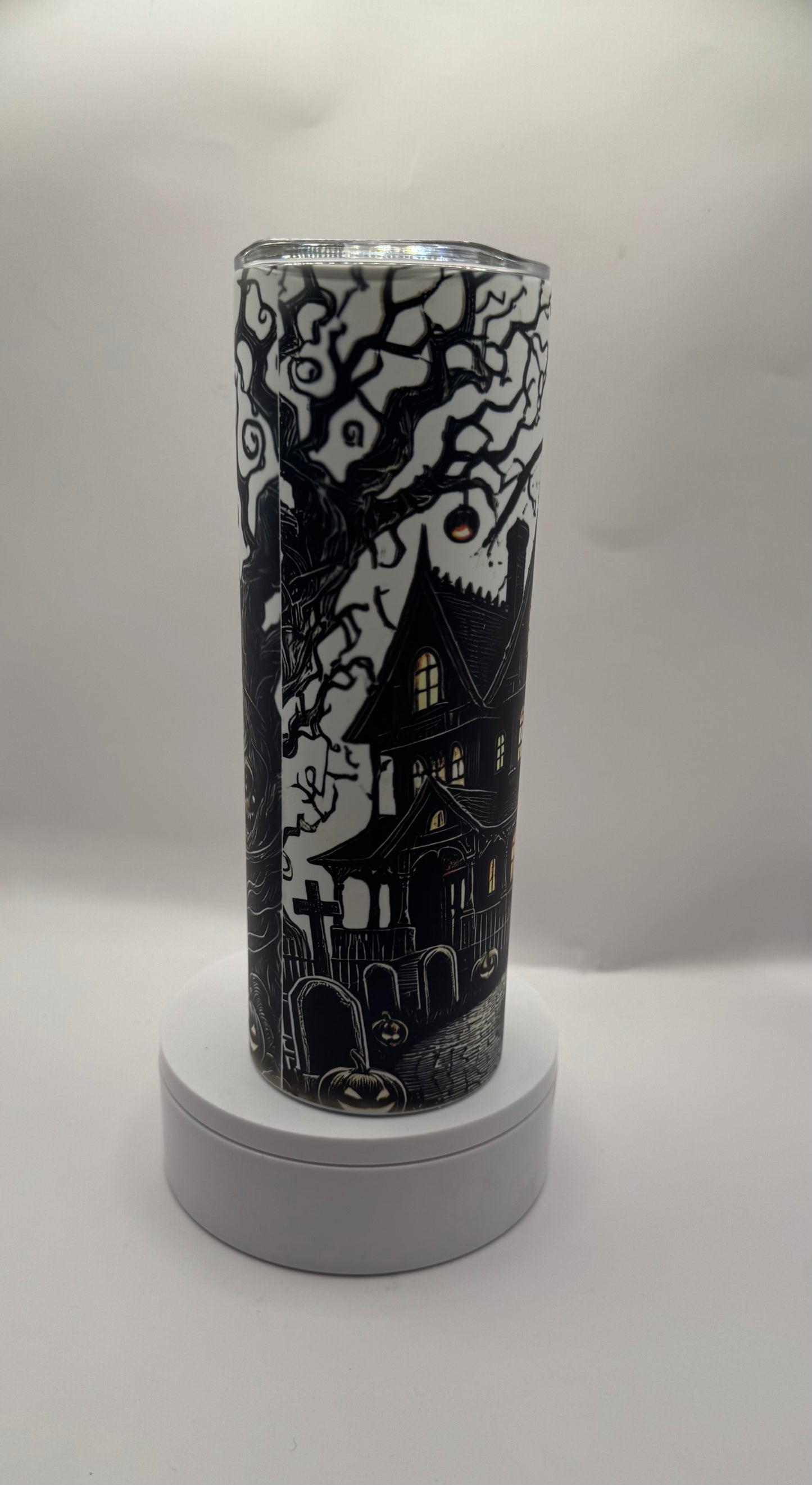 Glow in the Dark Haunted House Tumbler