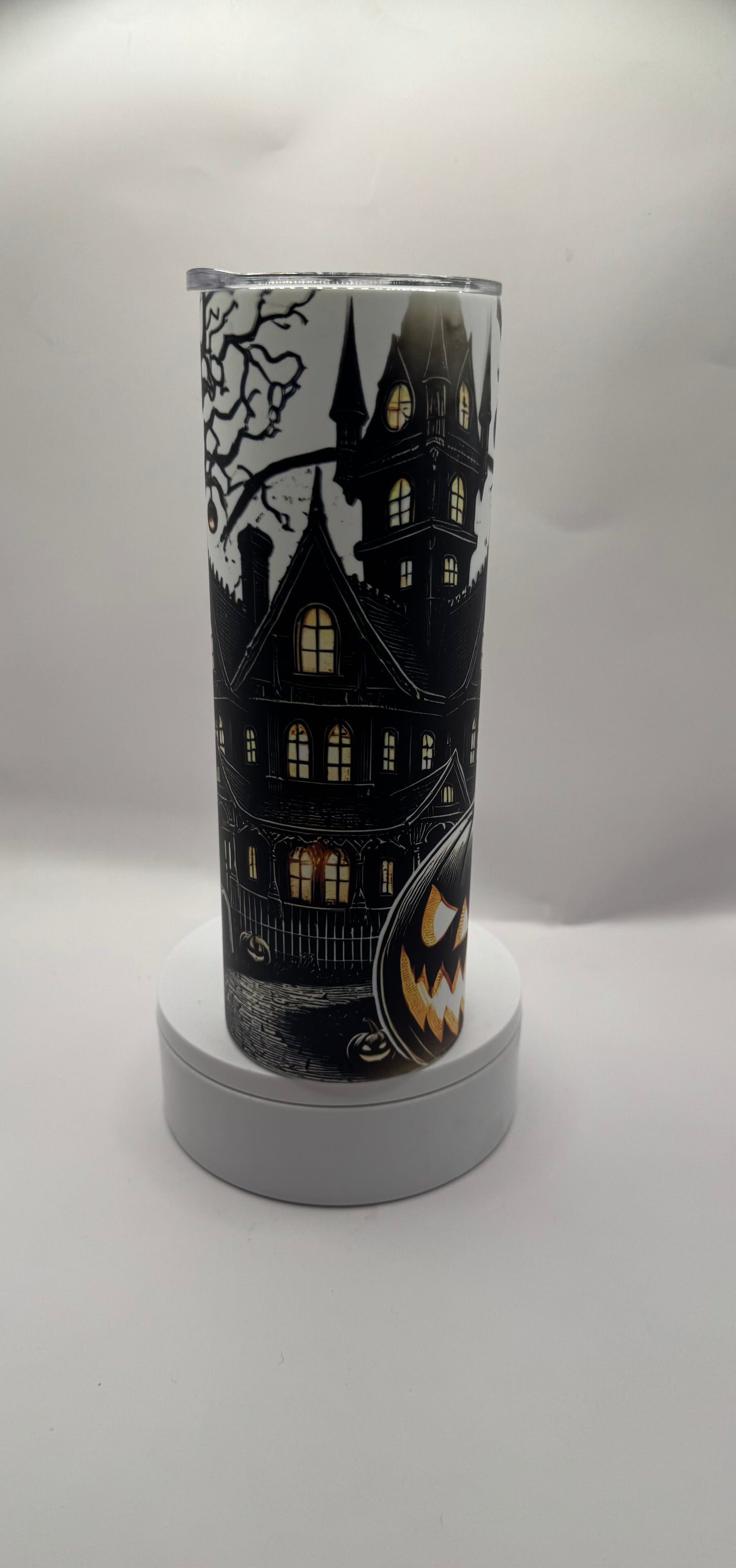 Glow in the Dark Haunted House Tumbler