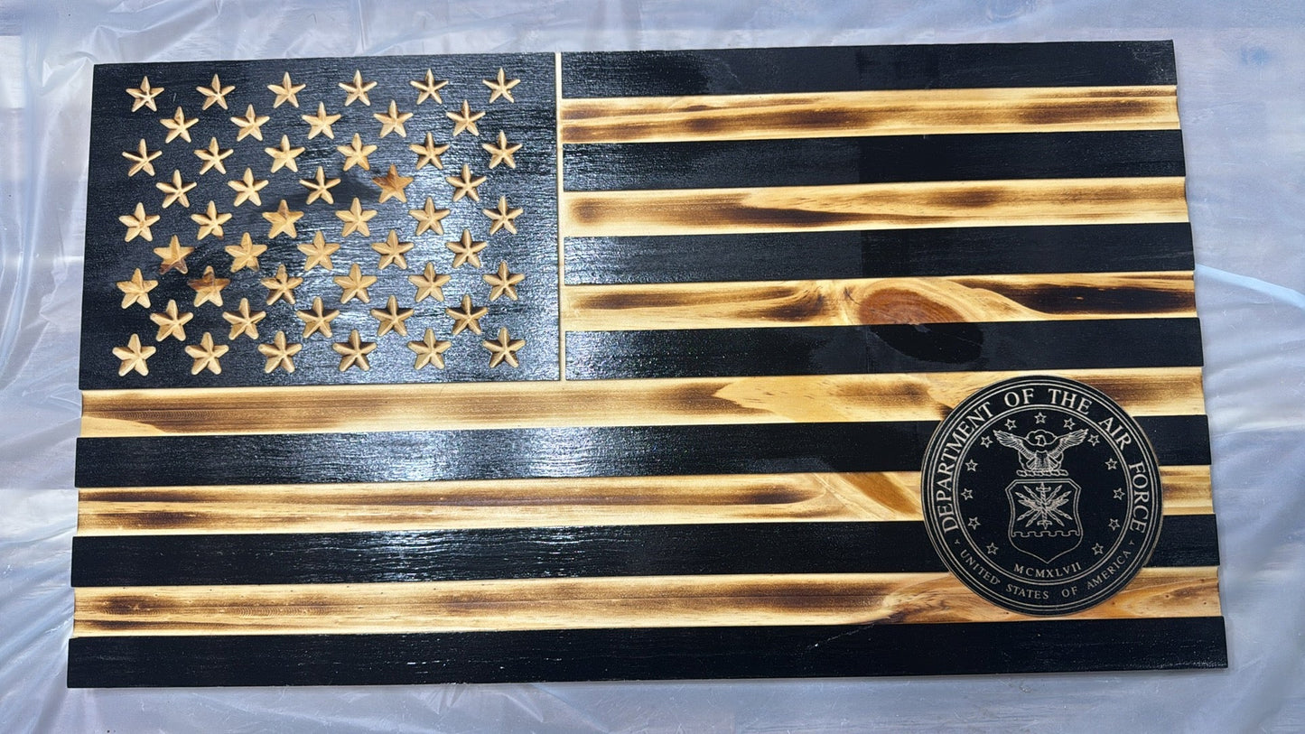 Wooden flag