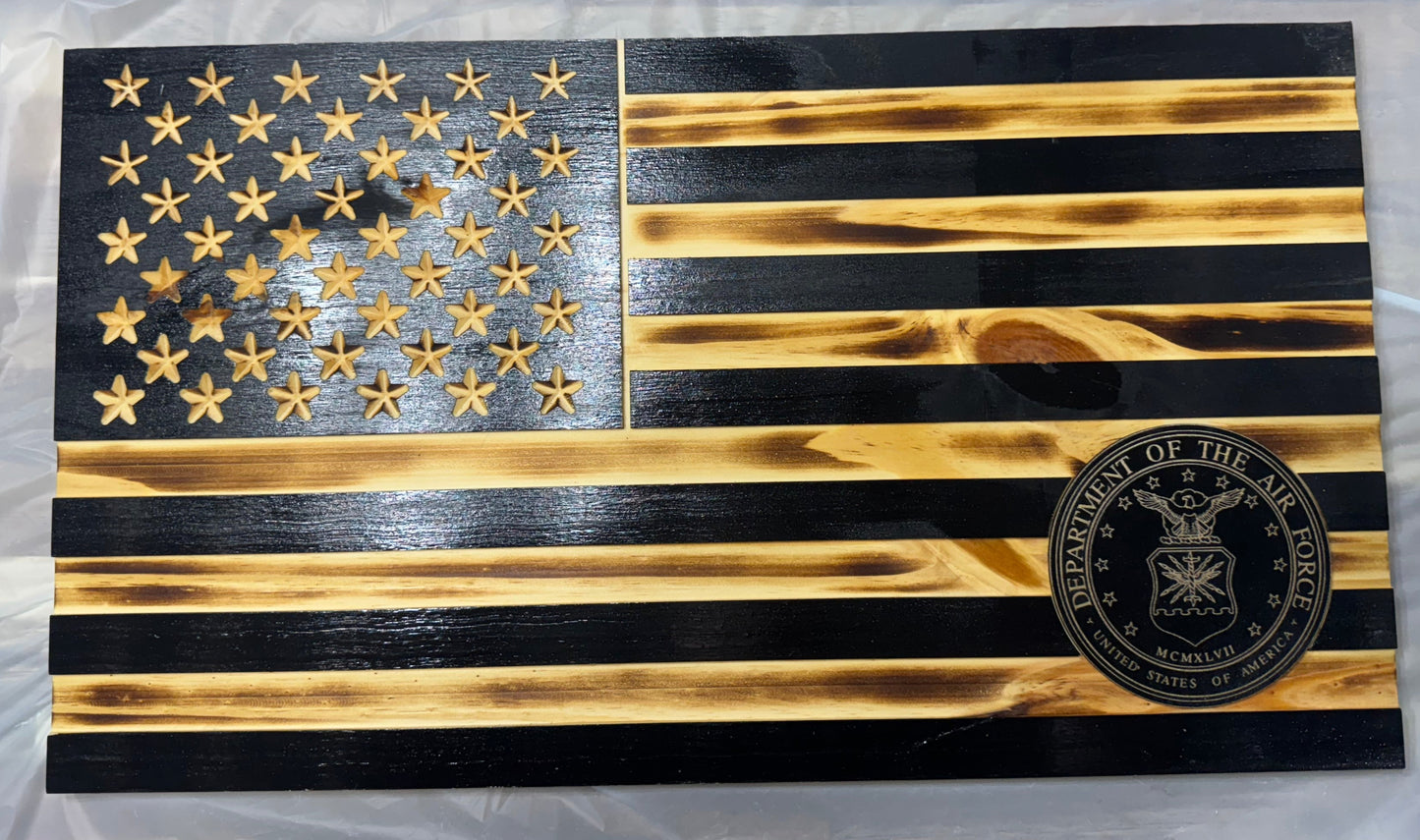 Wooden flag