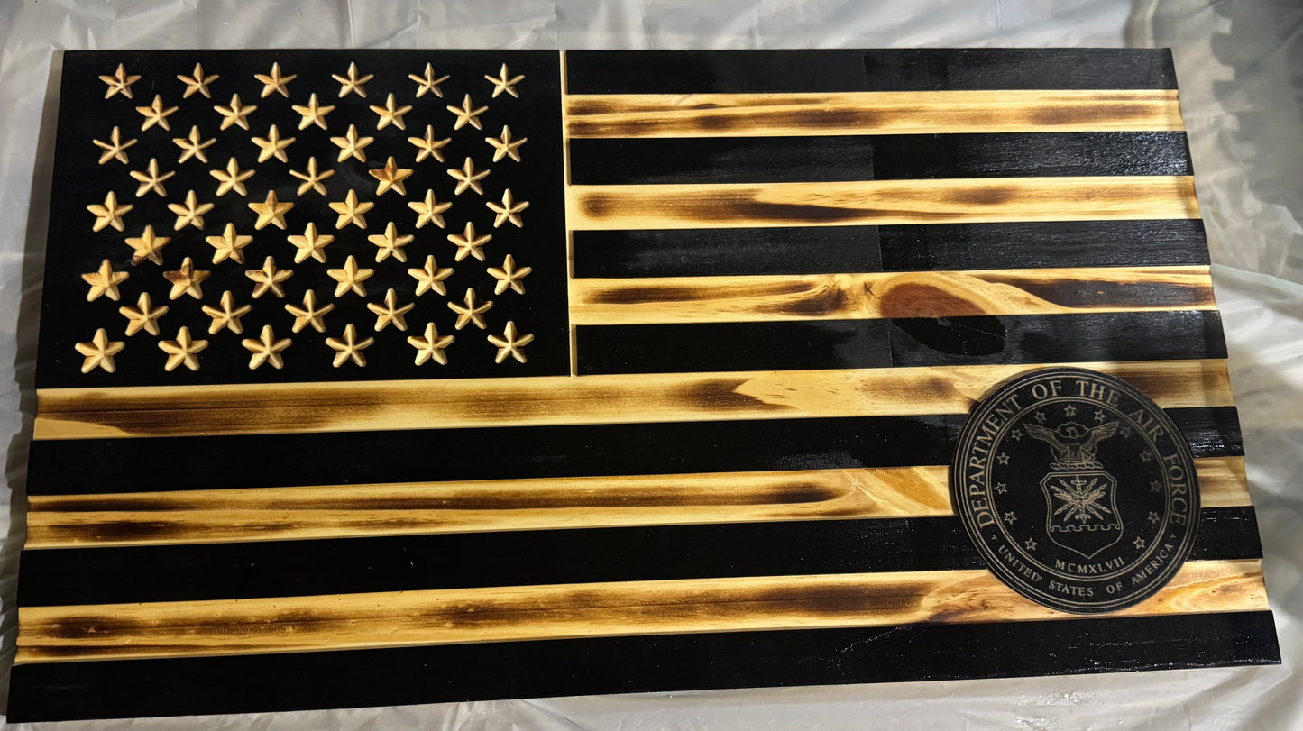 Wooden flag