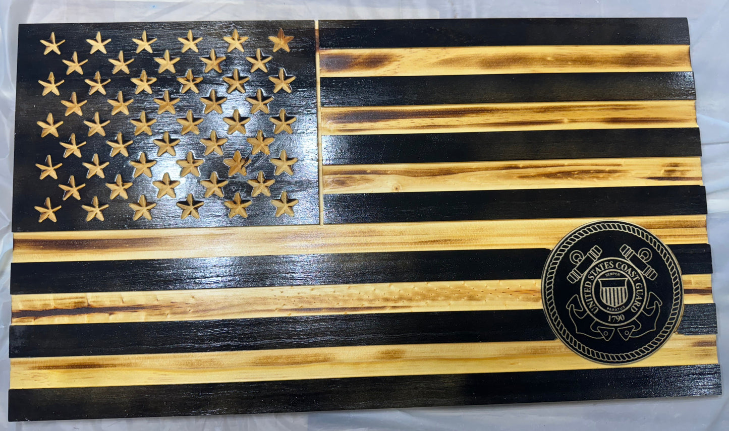 Wooden flag