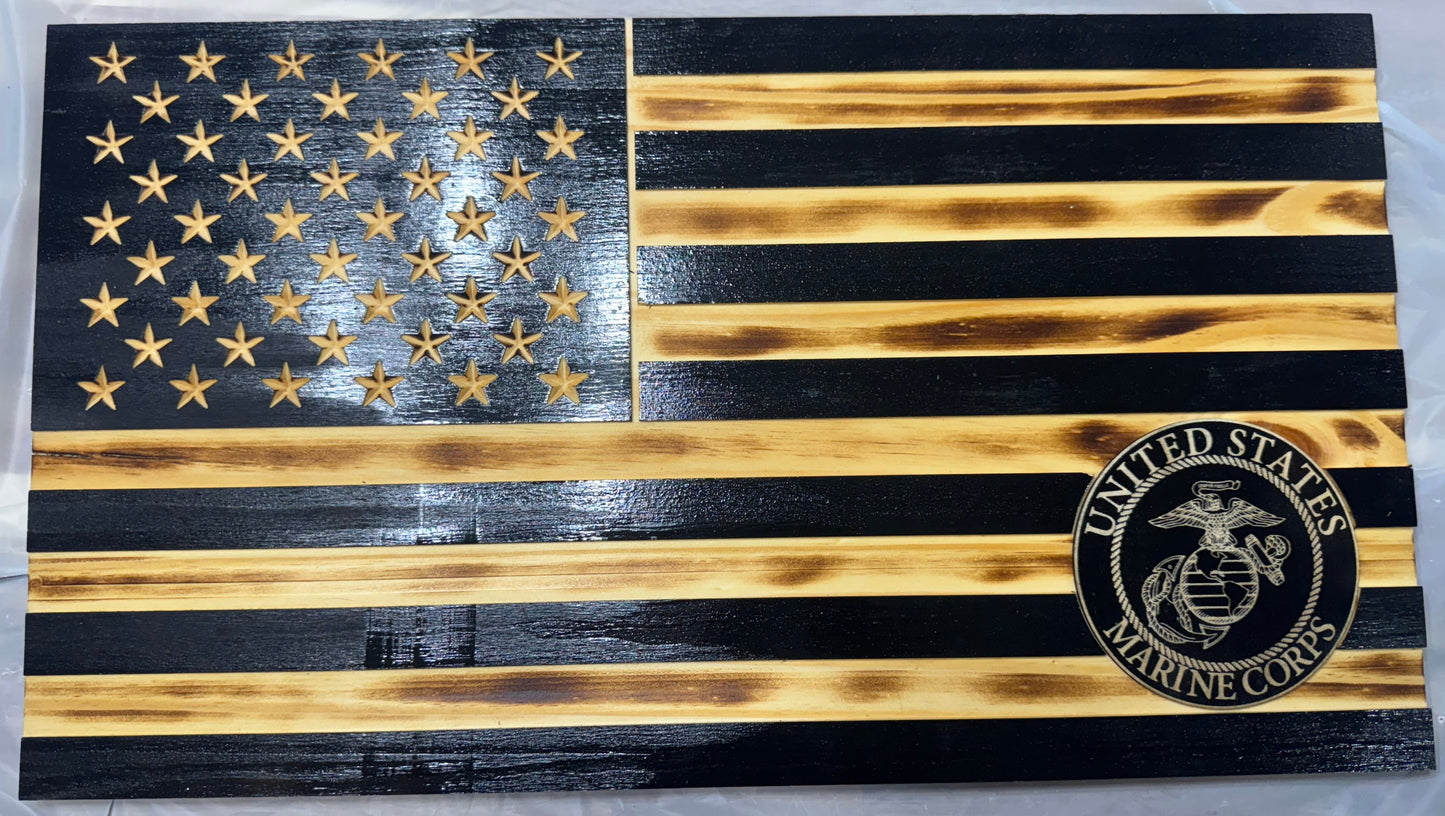 Wooden flag
