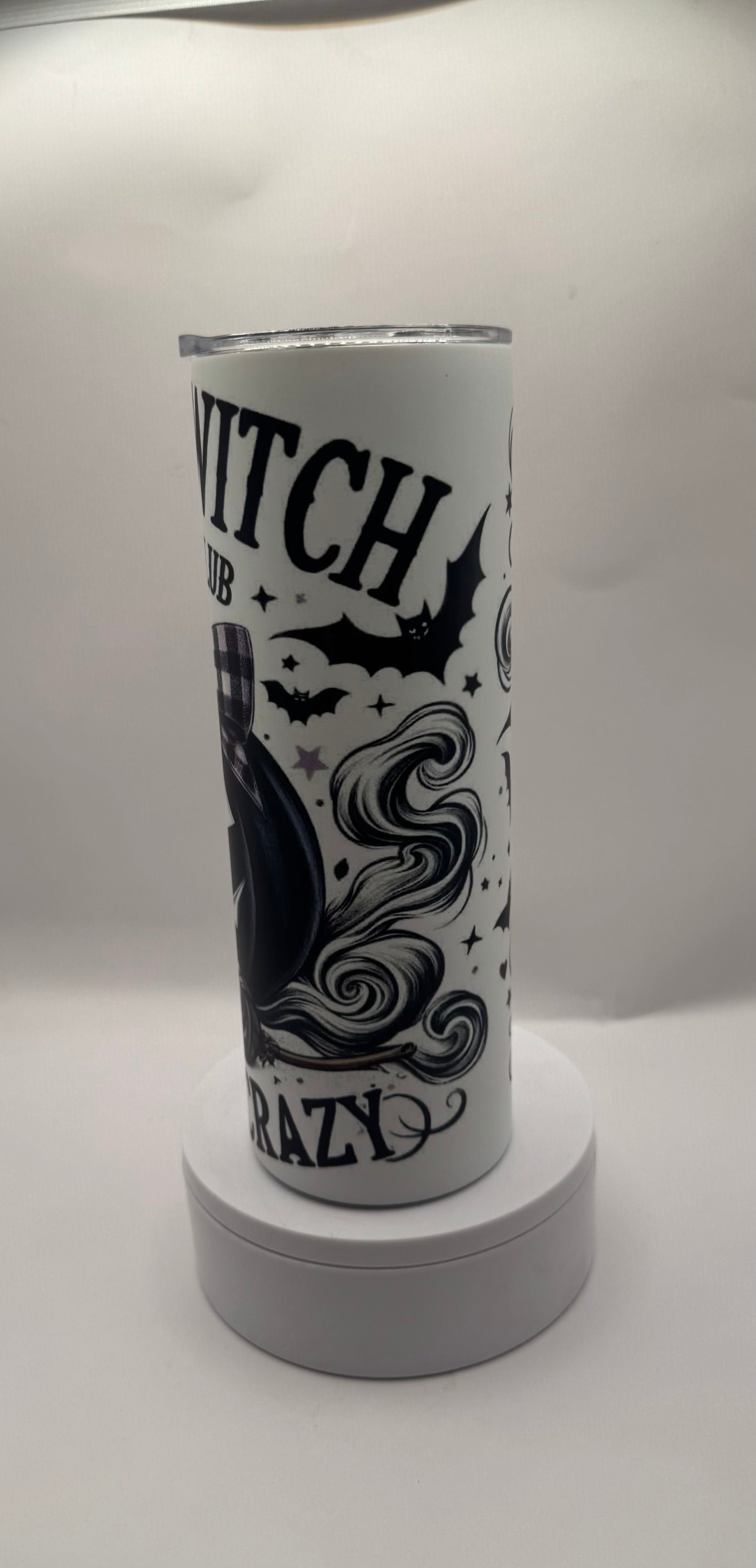 Glow in the Dark Spooky Witch Tumbler