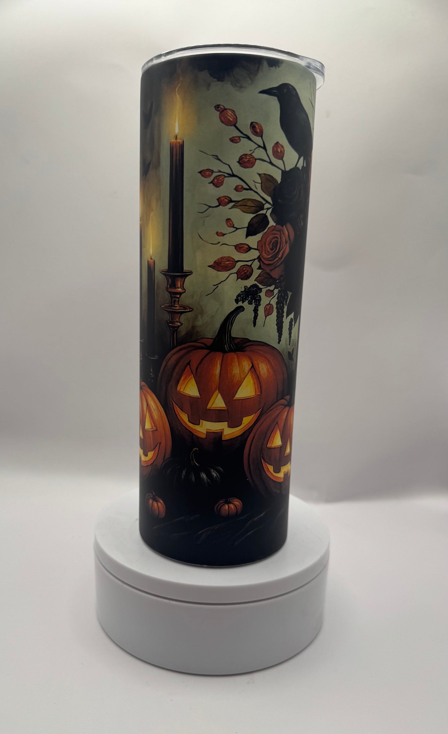 Glow in the Dark Rose & Crow Tumbler