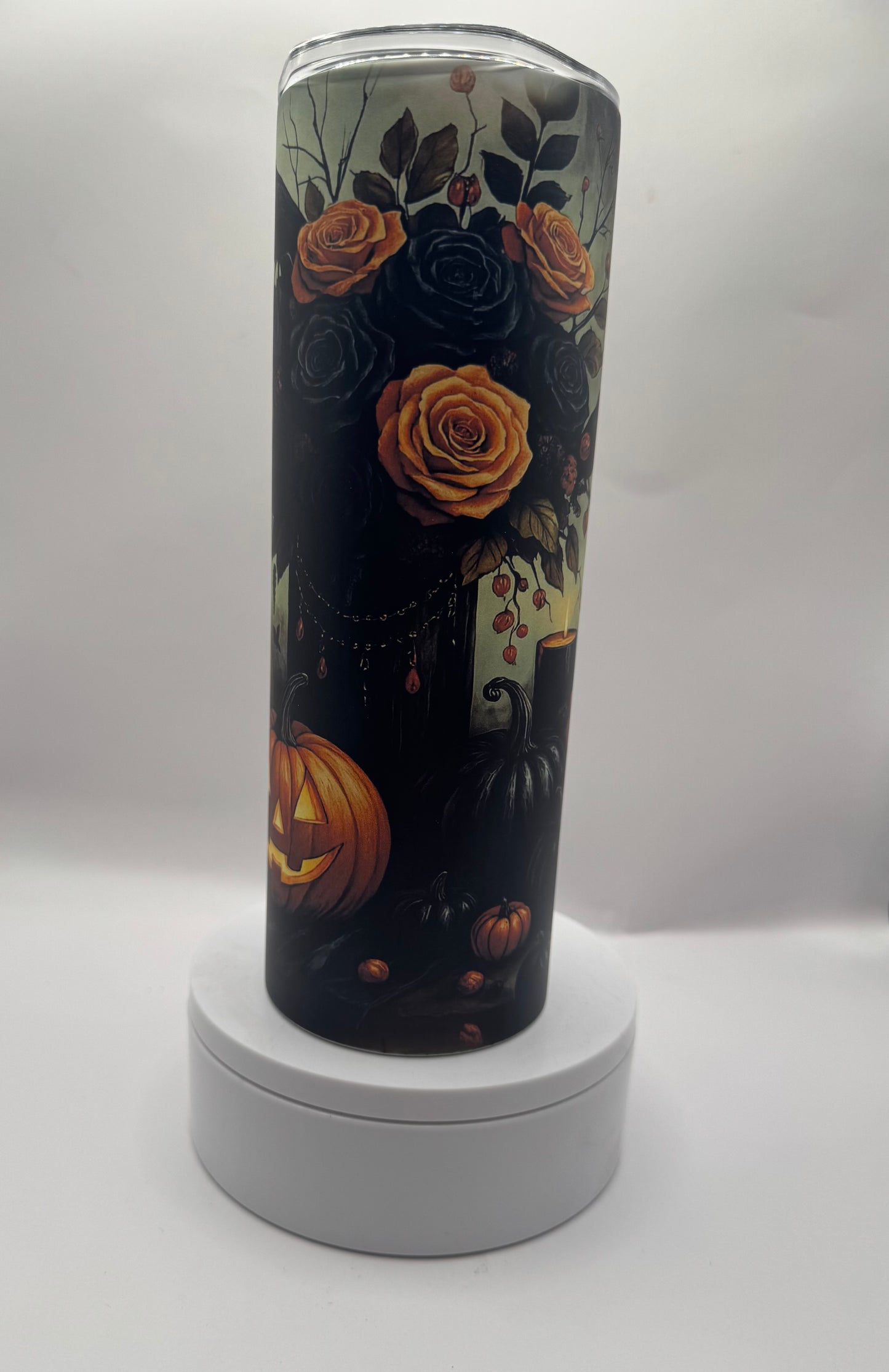 Glow in the Dark Rose & Crow Tumbler