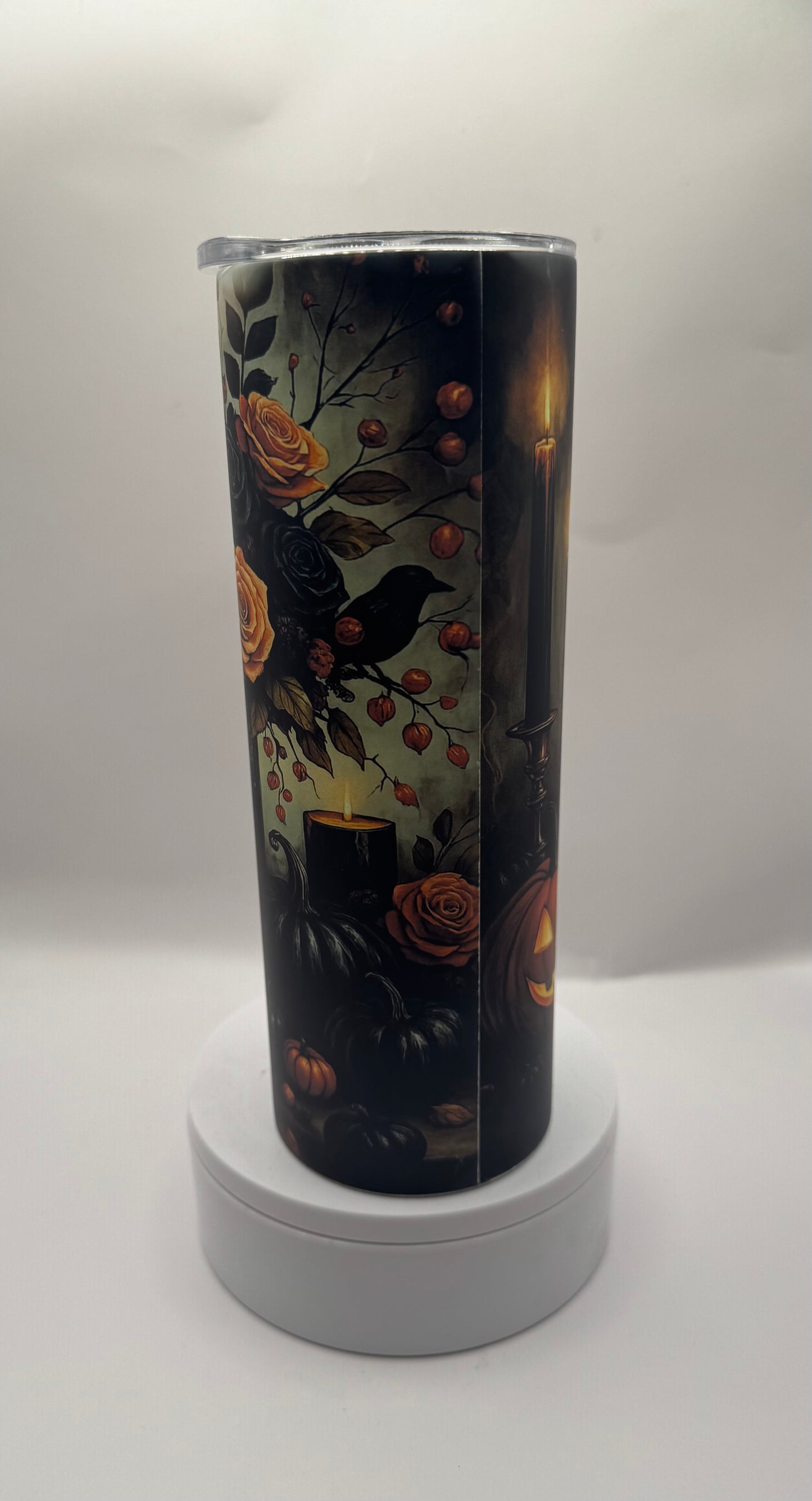 Glow in the Dark Rose & Crow Tumbler