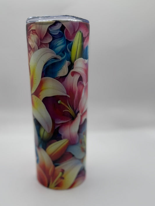 Flower Water Bottle