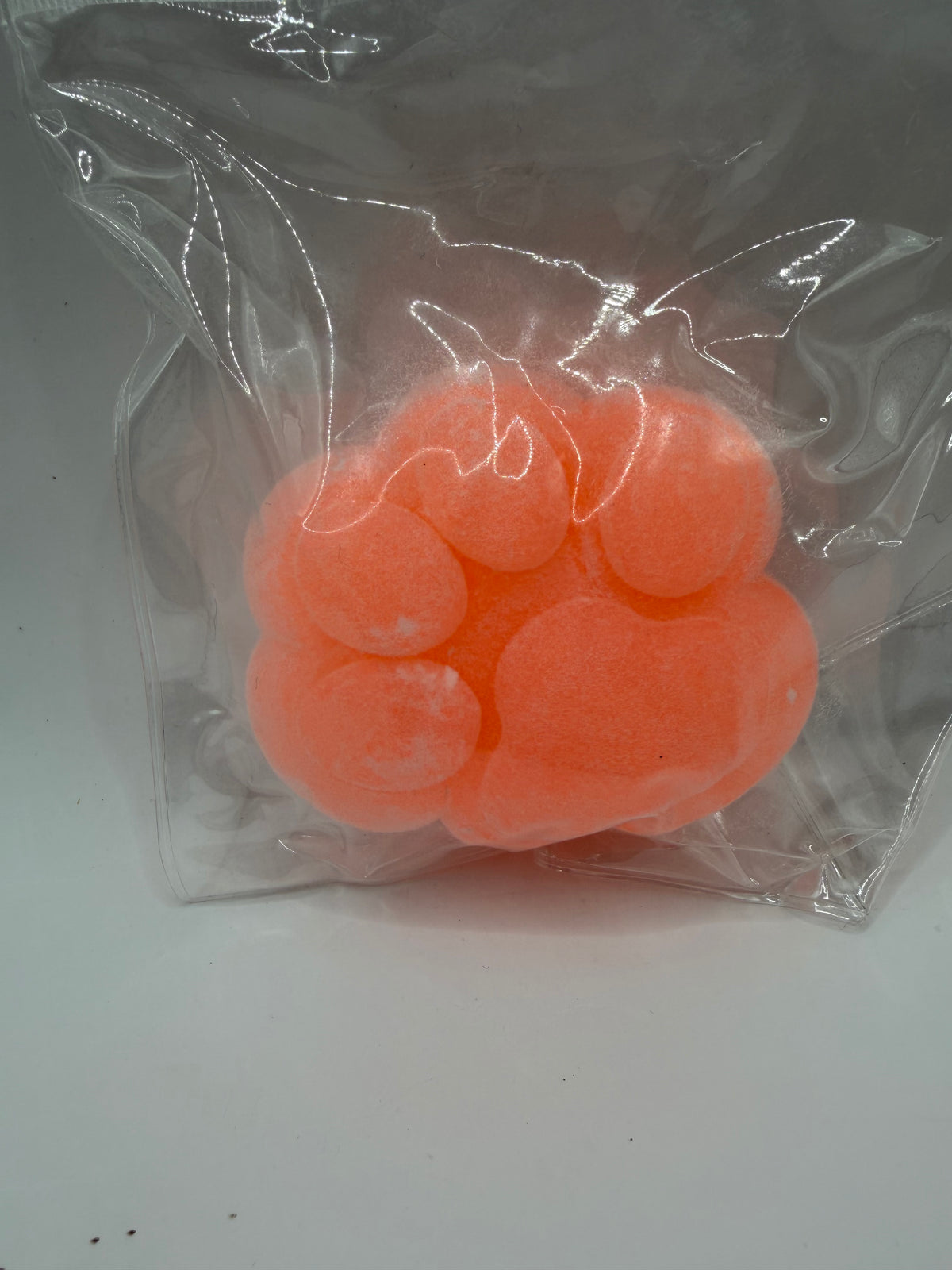 Glow-in-the-Dark Flocked Paw Squishy, Slow-Rising, Stress Relief Fidget Toy, Soft Velvety Touch