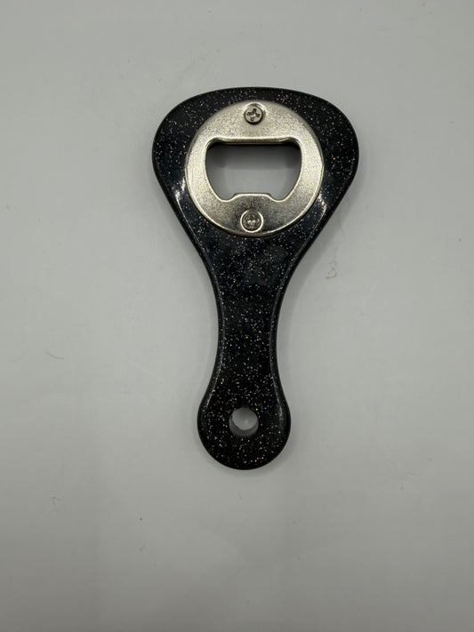 Glitter Resin Bottle Opener, Sparkle Finish, Kitchen Bar Tool