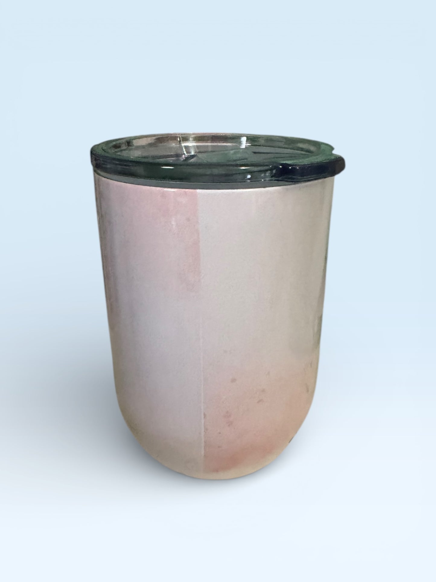 Stainless Steel Wine Tumbler with Lid, Sunflower