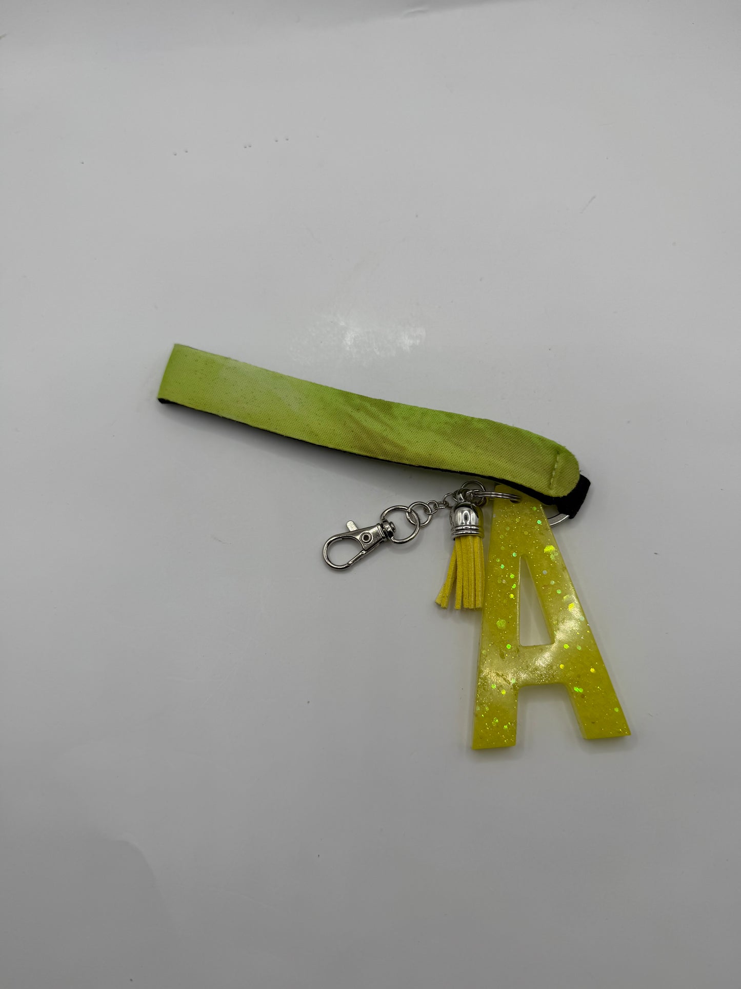 Glitter Lanyard Keychain with Metal Hook