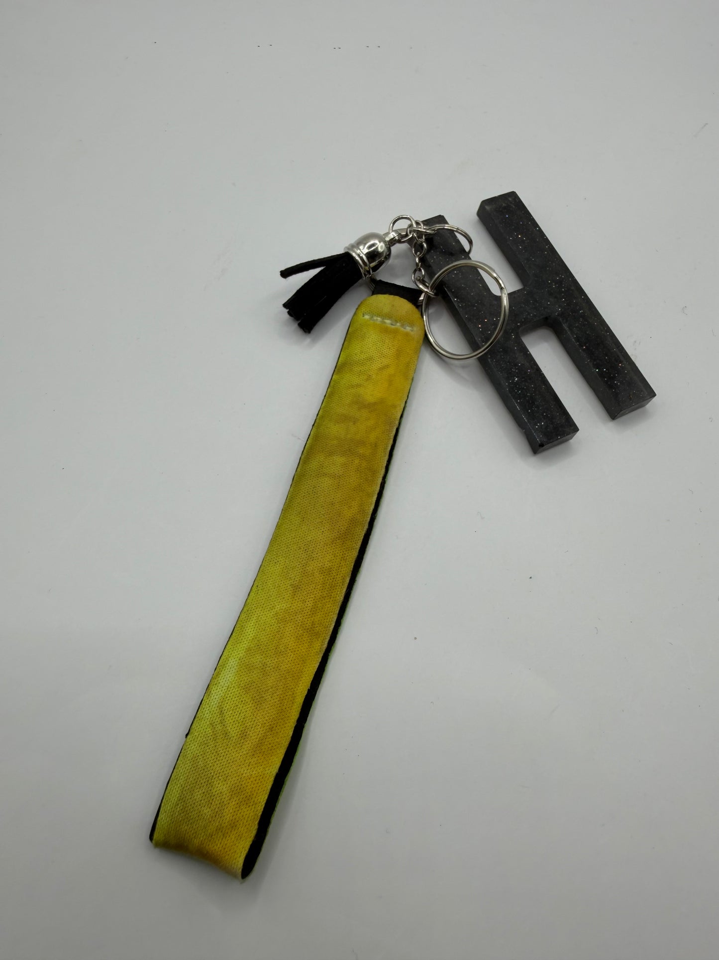 Glitter Lanyard Keychain with Metal Hook