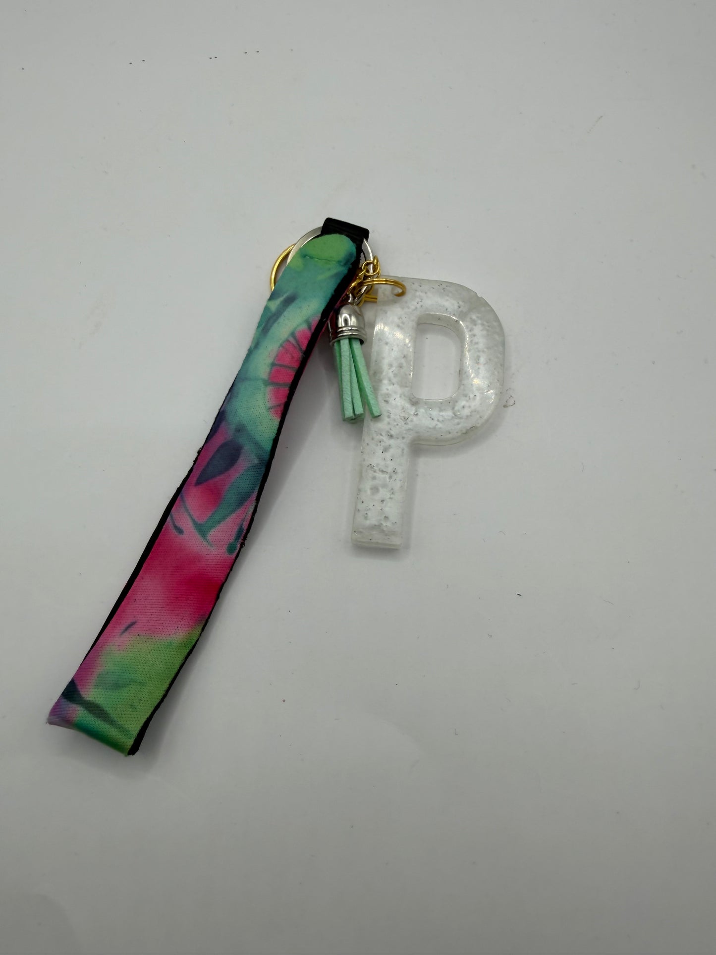 Glitter Lanyard Keychain with Metal Hook