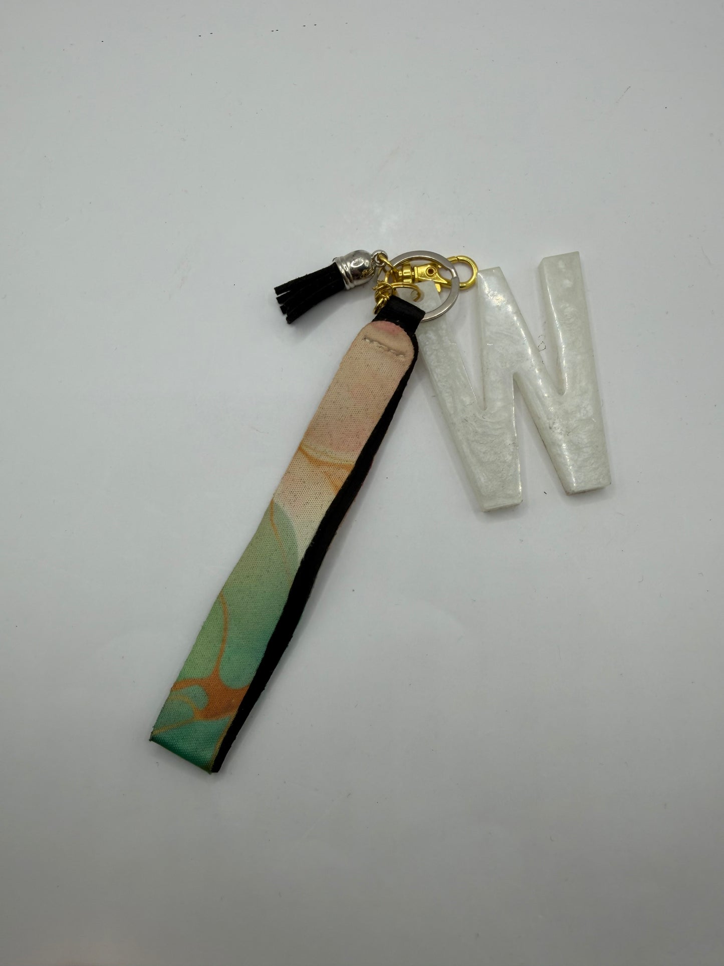 Glitter Lanyard Keychain with Metal Hook