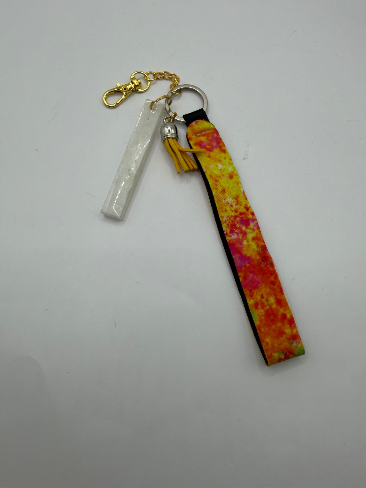 Glitter Lanyard Keychain with Metal Hook