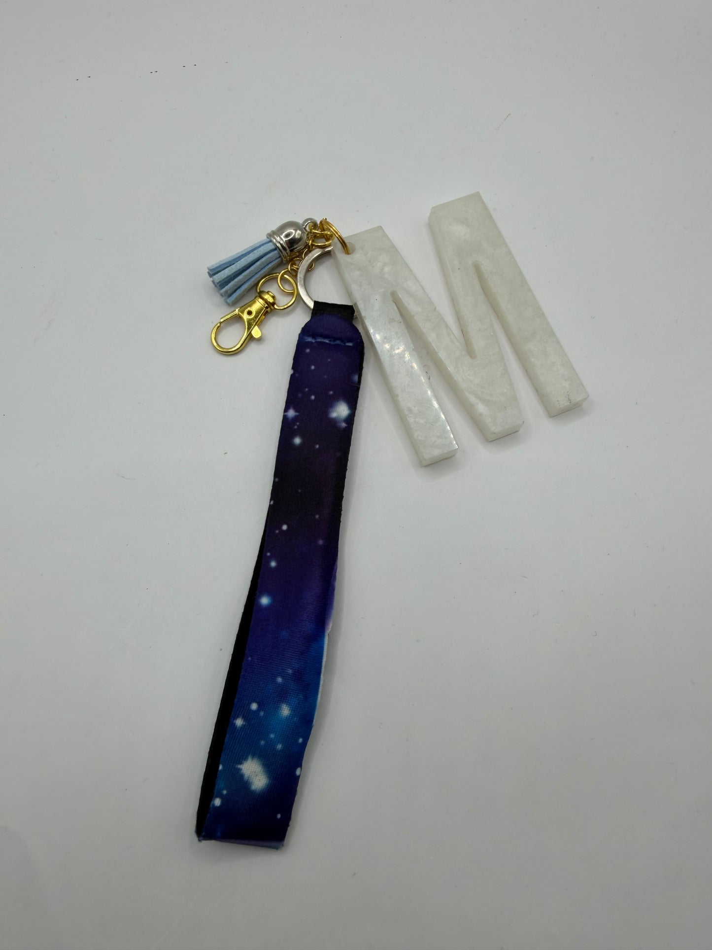Glitter Lanyard Keychain with Metal Hook
