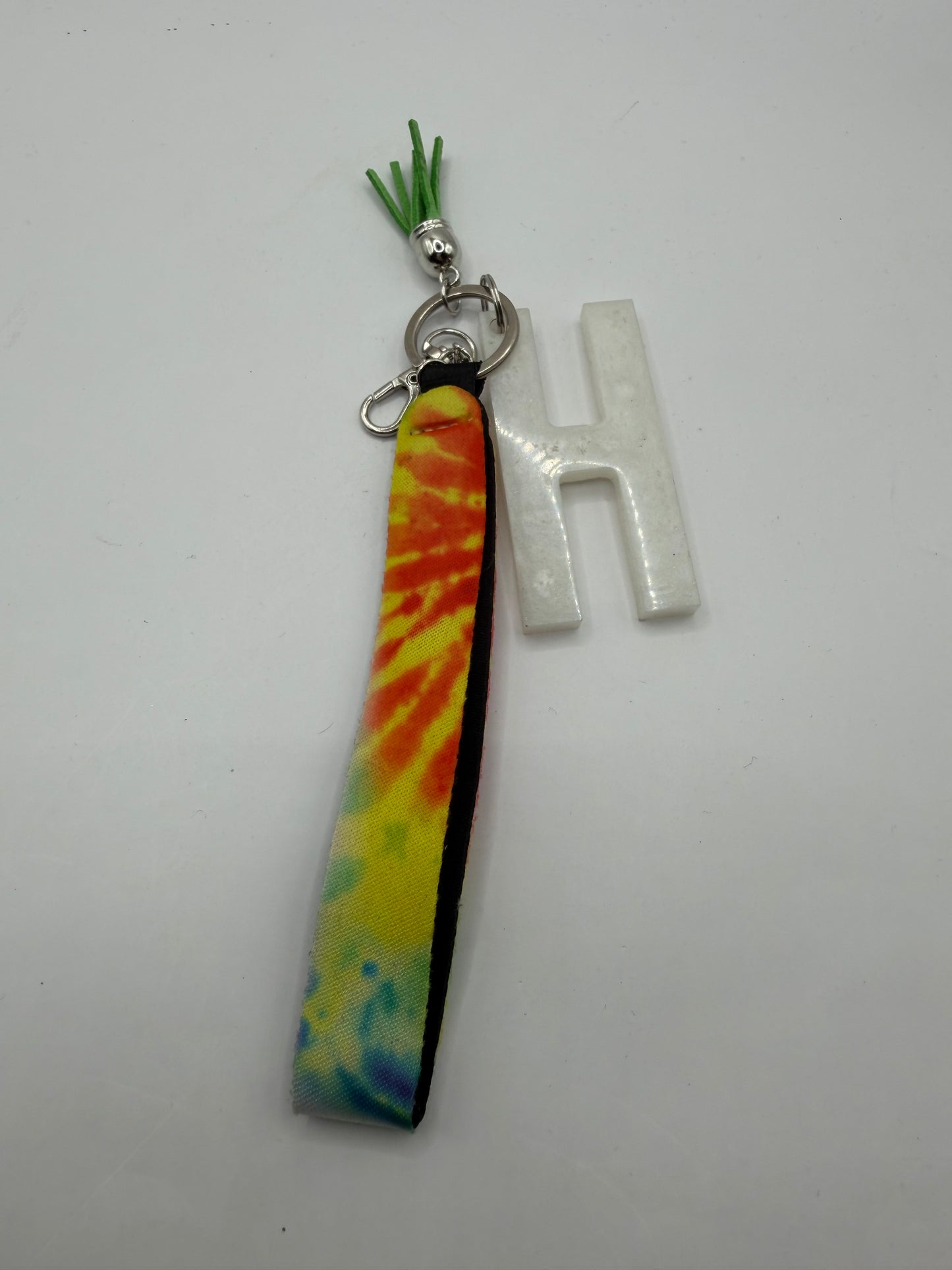 Glitter Lanyard Keychain with Metal Hook