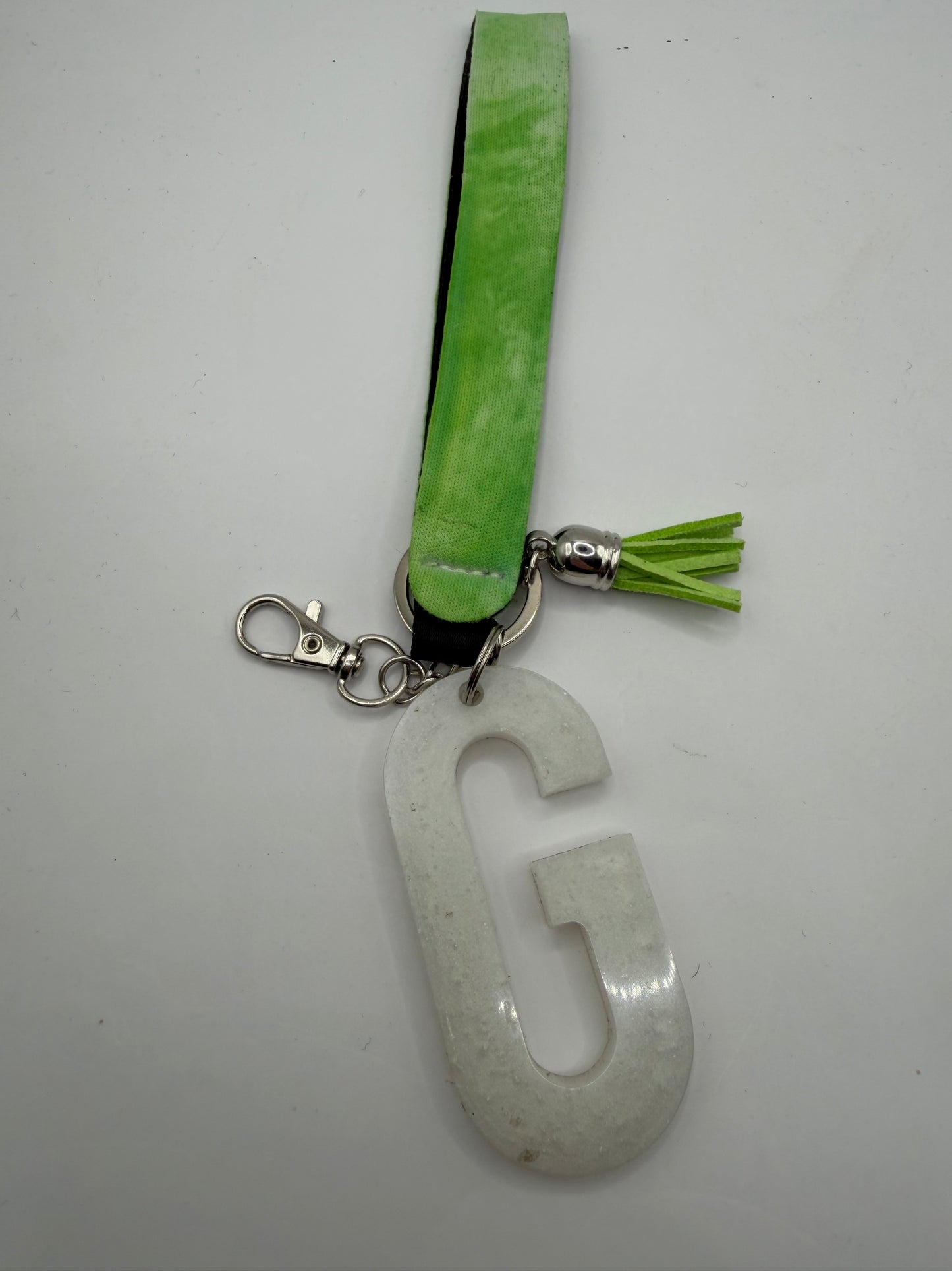 Glitter Lanyard Keychain with Metal Hook