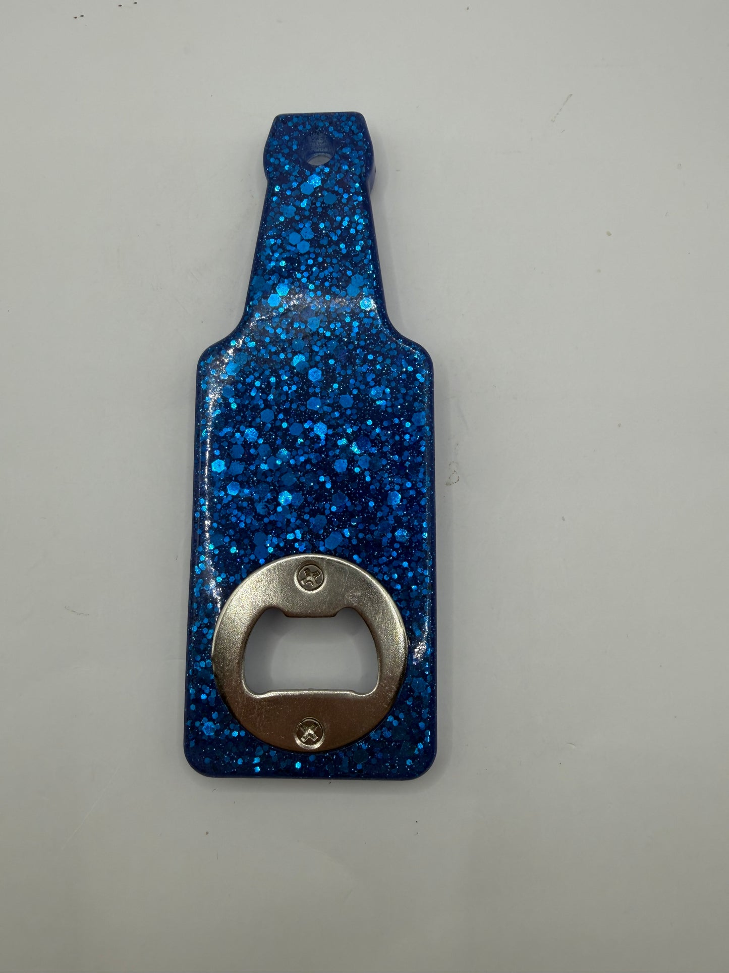 Resin Bottle Opener Keychain, Functional Bar Tool