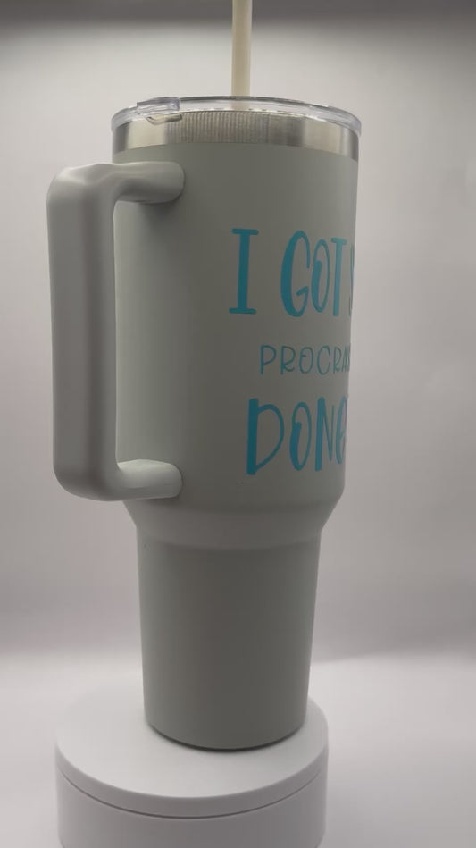Procrastination tumbler